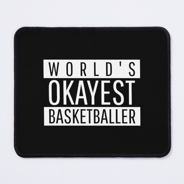 Item preview, World's Okayest Basketballer Sticker designed and sold by eloiseoselaine.