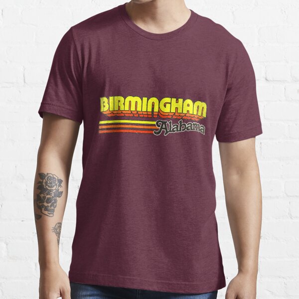 "Birmingham, AL City Stripes" Tshirt for Sale by retroready