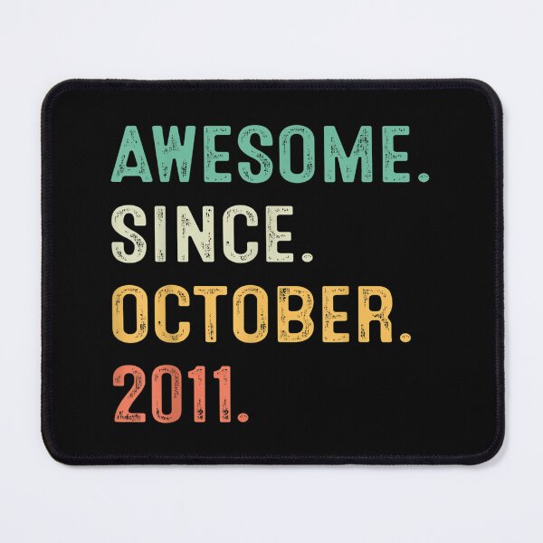 Item preview, Awesome Since October 2011 11th Birthday Gifts 11 Years Old designed and sold by Holvasterlund.