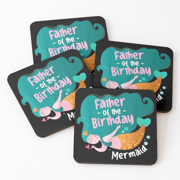 Item preview, Father of the Birthday Mermaid Matching Dad Party Daddy designed and sold by Svenbjork.