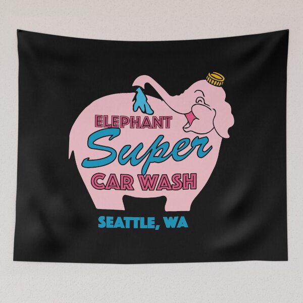 Item preview, Pink Elephant Car Wash designed and sold by FadHiang57.