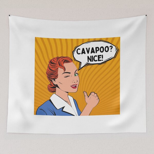 Item preview, Comic Book Nice Cavapoo designed and sold by SherlocksStore.