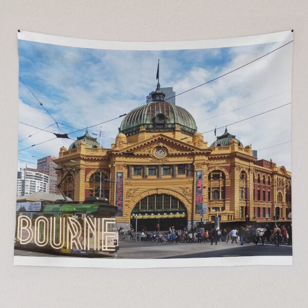 Item preview, Flinders Street Station Melbourne designed and sold by CriticalC404.