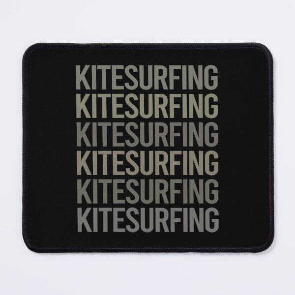 Item preview, Gray Text Art Kitesurfing Kitesurf Kitesurfer designed and sold by TartSpiderWeb.