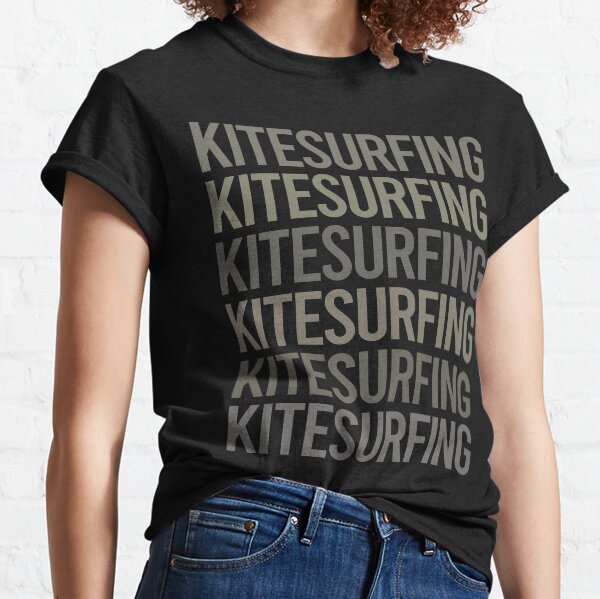Artikel-Vorschau von Grauer Text Art Kitesurfing Kitesurf Kitesurfer, designt und verkauft von TartSpiderWeb.