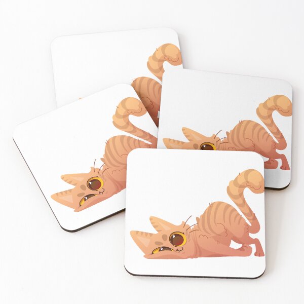 Item preview, The Cat Lies With Its Cheek Pressed To The Floor designed and sold by KandMe.