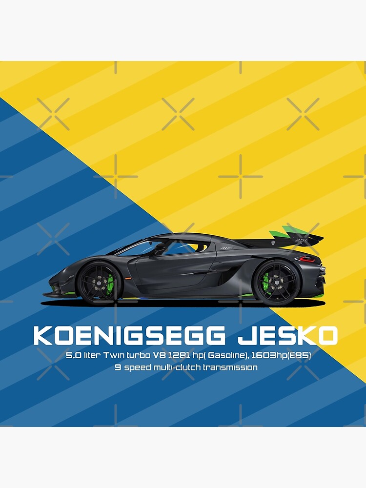"Koenigsegg Jesko Koenigsegg Ghost" Art Print for Sale by Erric2022