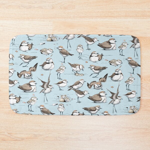 Item preview, Plover family - Blue back ground designed and sold by Maudeux.