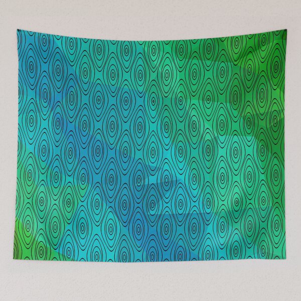 Item preview, green blue onions... designed and sold by LPDesignsUK.