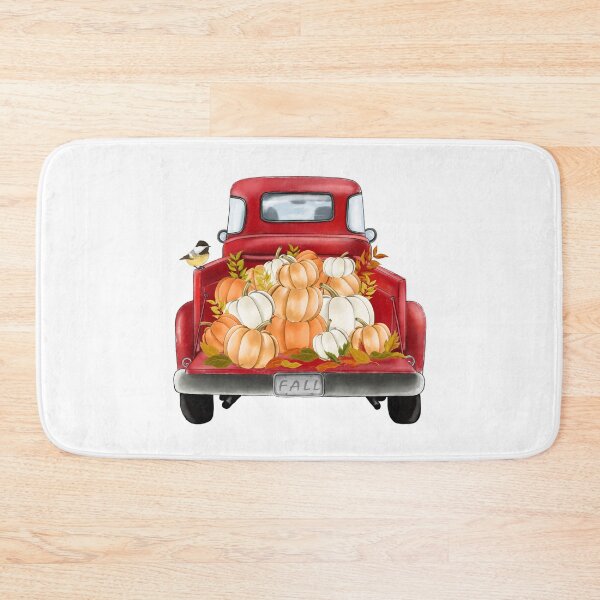 Item preview,  Truck and Pumpkins Cozy Fall Autumn Illustration Woodland Animals designed and sold by CreativeBu.