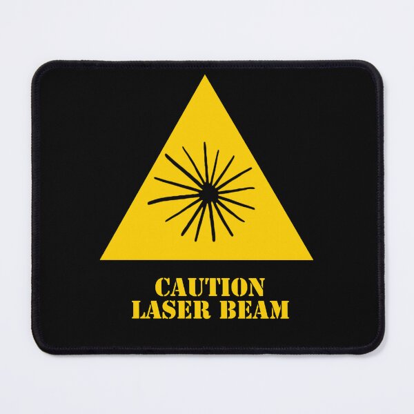 Item preview, Warning laser beam! designed and sold by robpritchard.