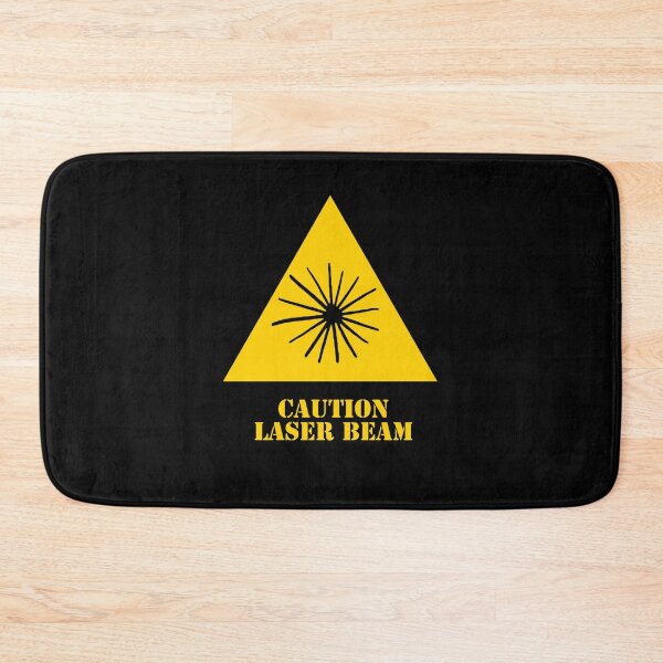 Item preview, Warning laser beam! designed and sold by robpritchard.