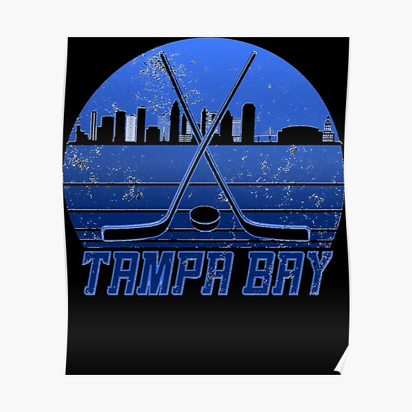 Tampa Bay Lightning Vintage Poster Canvas Print