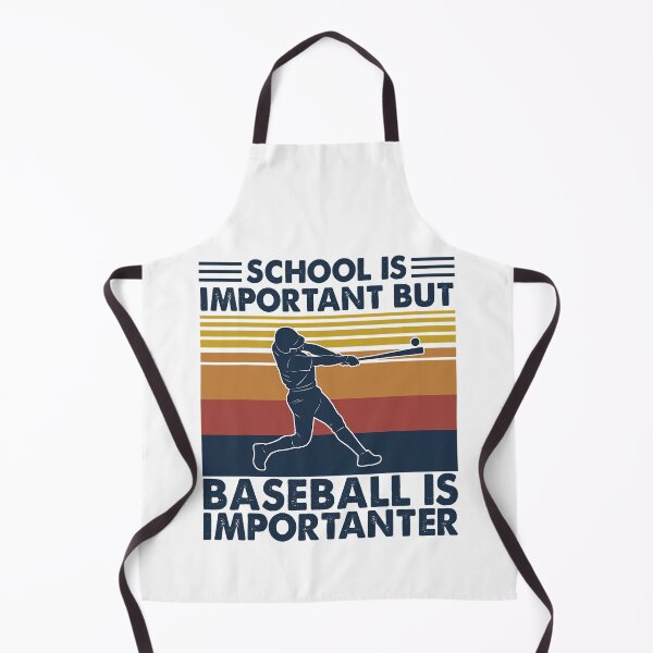 Item preview, School Is Important But Baseball Is Importanter Funny Baseball Quote designed and sold by MichelSorour.