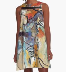Vestido acampanado Composición 5 de Wassily Kandinsky - Arte abstracto