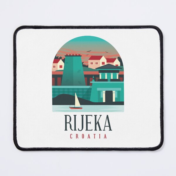 Item preview, RIJEKA CROATIA Skyline Shirt Design Gift present birthday christmas designed and sold by Timcito.