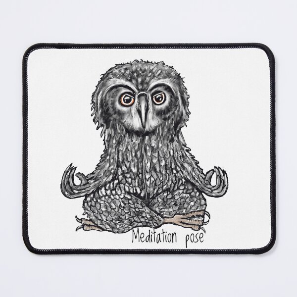 Item preview, Meditation Owl designed and sold by miarsmoller.