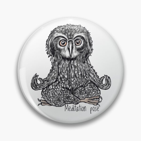 Item preview, Meditation Owl designed and sold by miarsmoller.