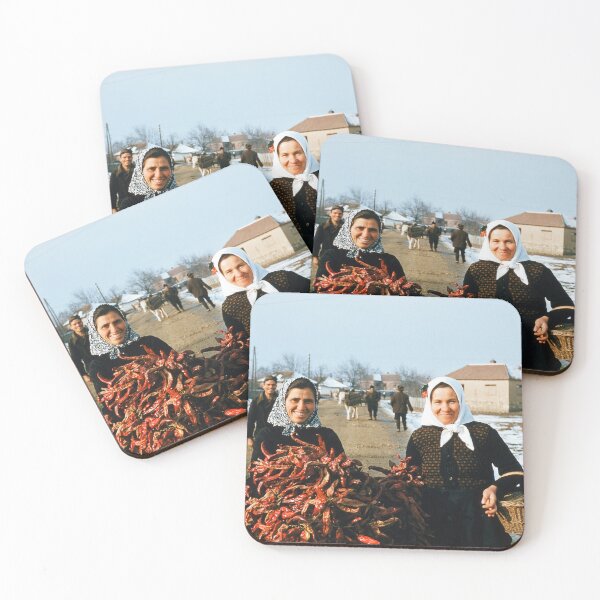 Item preview, 1950s - Women selling red chillies in Yugoslavia designed and sold by thatwaslife.