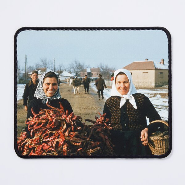 Item preview, 1950s - Women selling red chillies in Yugoslavia designed and sold by thatwaslife.