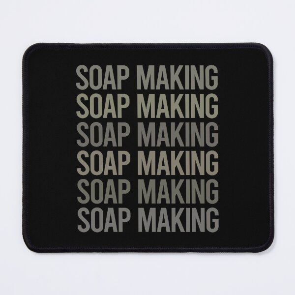 Item preview, Gray Text Art Soap Making Soapmaking designed and sold by TartSpiderWeb.
