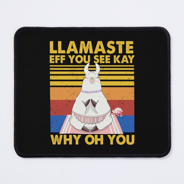Item preview, Llamaste EFF You See Kay Why Oh You funny yoga vintage cute designed and sold by elizabethdawnn.