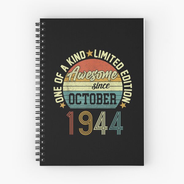 Item preview, Awesome Since October 1944 78 Years Old 78th Birthday Retro designed and sold by Jonathanhagerst.