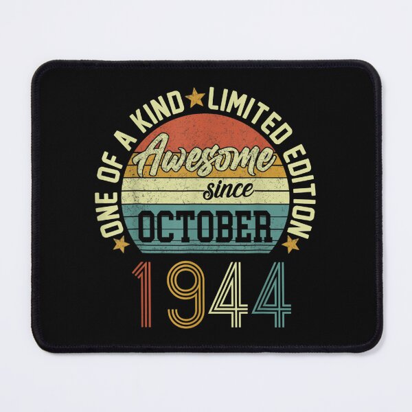 Item preview, Awesome Since October 1944 78 Years Old 78th Birthday Retro designed and sold by Jonathanhagerst.