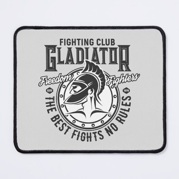 Artikelvorschau, Fighting Club Gladiator - Ein Design mit einem Gladiator und dem Slogan Fighting Club Gladiator entworfen und verkauft von velisani.