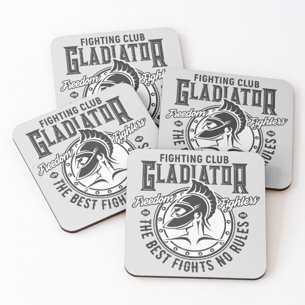 Item preview, Fighting Club Gladiator - A design featuring a gladiator and the slogan Fighting Club Gladiator designed and sold by velisani.