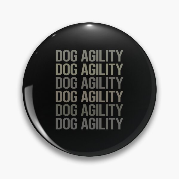 Item preview, Gray Text Art Dog Agility Training designed and sold by TartSpiderWeb.