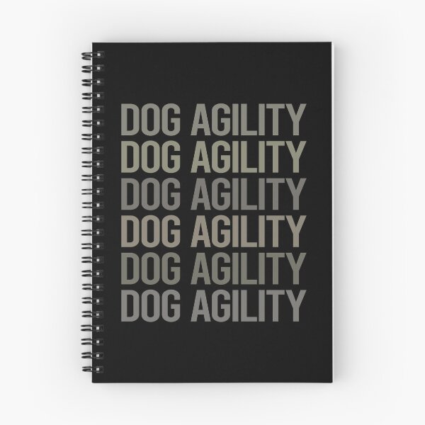 Item preview, Gray Text Art Dog Agility Training designed and sold by TartSpiderWeb.
