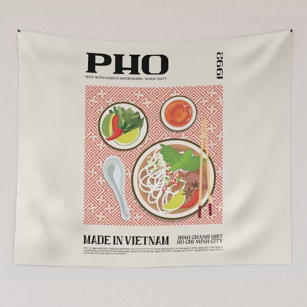 Item preview, Pho Noodle Wall Art designed and sold by SurfolioPrints.