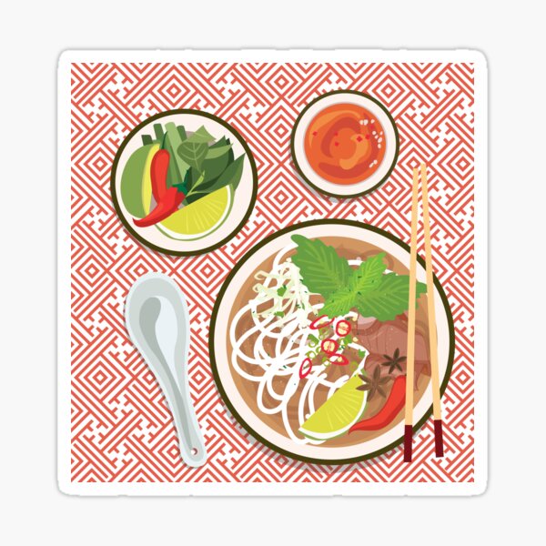 Item preview, Pho Noodle Wall Art designed and sold by SurfolioPrints.