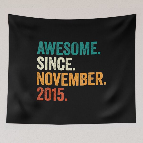 Item preview, 7 Years Old Gifts Awesome Since November 2015 7th Birthday designed and sold by Jonathanhagerst.