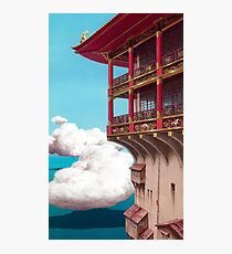 in the clouds Photographic Print