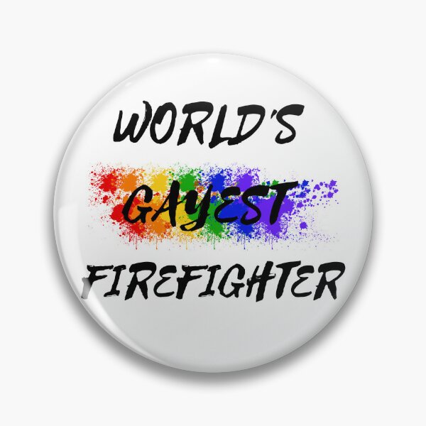 Item preview, World's Gayest Firefighter designed and sold by LuckyKermit.
