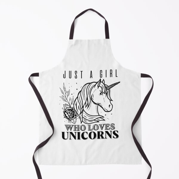 Item preview, Unicorn With a Rose For Girls - Just A girl Who Loves Unicorns designed and sold by AngelikaC04.