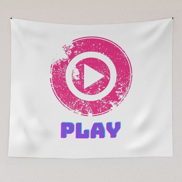 Item preview, play sign retro style designed and sold by Apostrophe8.