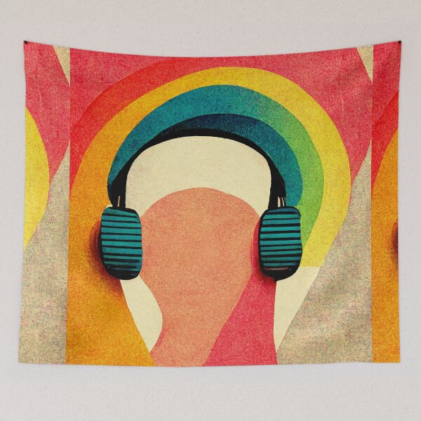 Item preview, Retro Tech - Headphones designed and sold by KatyClemmans.