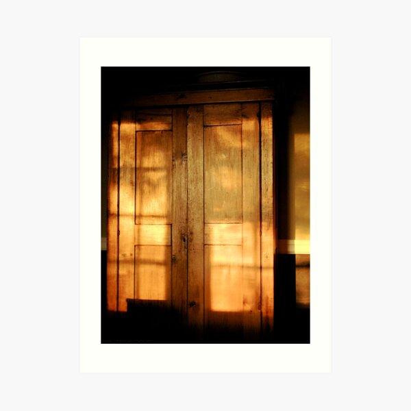 Cabinet Burnish At Sunset Art Print