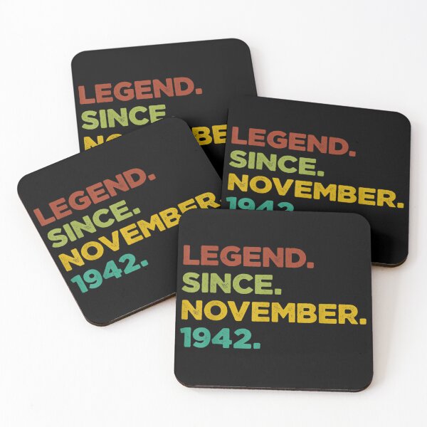 Item preview, 80 Years Old Gifts Legend Since November 1942 80th Birthday designed and sold by Holvasterlund.