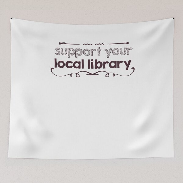 Item preview, Support your local library designed and sold by AdelDa19.