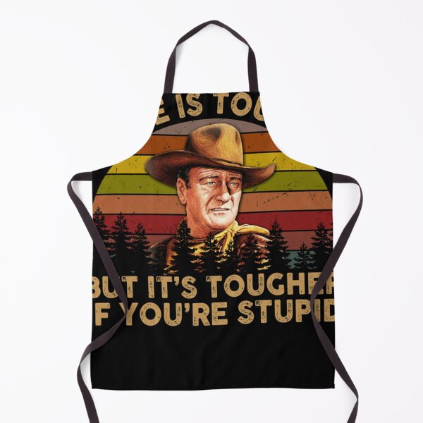 Item preview, John Wayne Life Is Tough But It's Tougher If You're Stupid Vintage Sunset designed and sold by ThanhNguyen2.