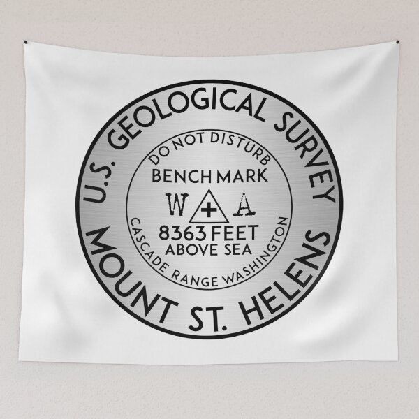 Item preview, MOUNT SAINT HELENS BENCHMARK WASHINGTON USGS VOLCANO ST GEOCACHING CASCADES designed and sold by DESTINATIONS DECAL.