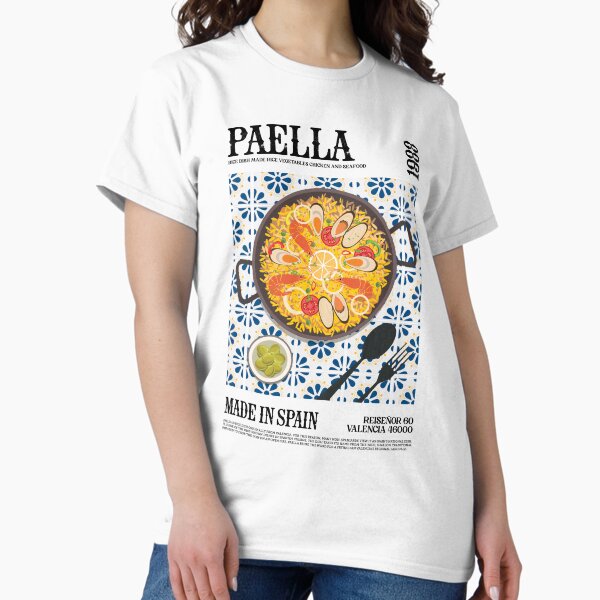 Vista previa del artículo con la obra «Arte de pared de paella», diseñado y vendido por SurfolioPrints.