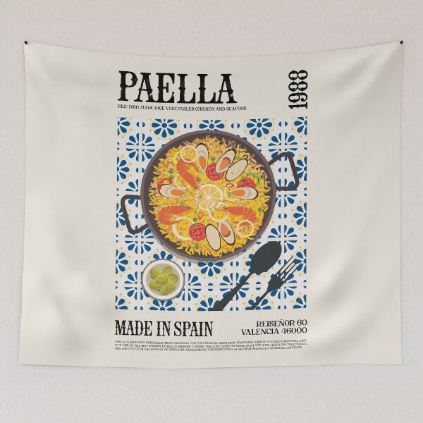 Item preview, Paella Wall Art designed and sold by SurfolioPrints.
