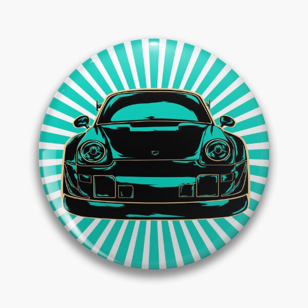 Item preview, Porsche 964 Vintage Black-turquoise designed and sold by automotion-art.