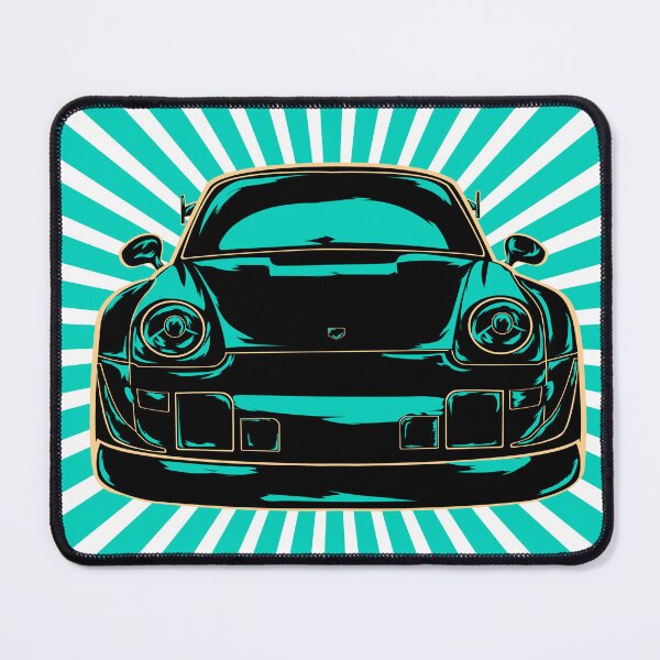 Item preview, Porsche 964 Vintage Black-turquoise designed and sold by automotion-art.