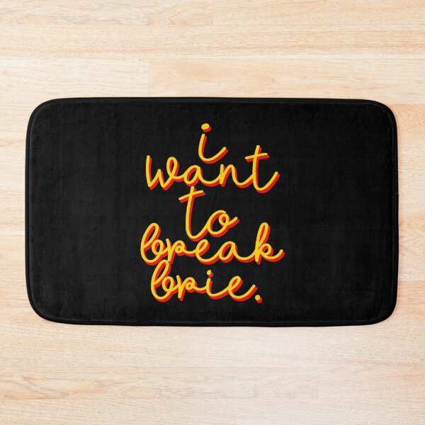 Item preview, Quiero romper el queso Brie Funny Lyric Pun designed and sold by PunnyLyrics.